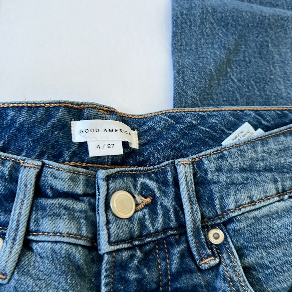 Good American wide leg jeans